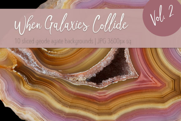 10 Agate Backgrounds Vol. 2: Natural Stone Textures for Design