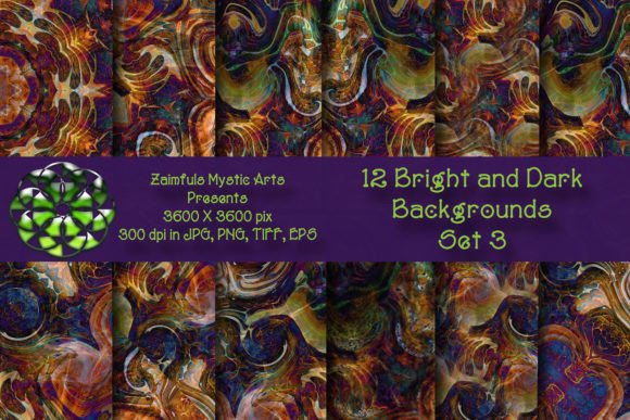 12 Bright and Dark Backgrounds #3: A Designer's Dual-Purpose Asset