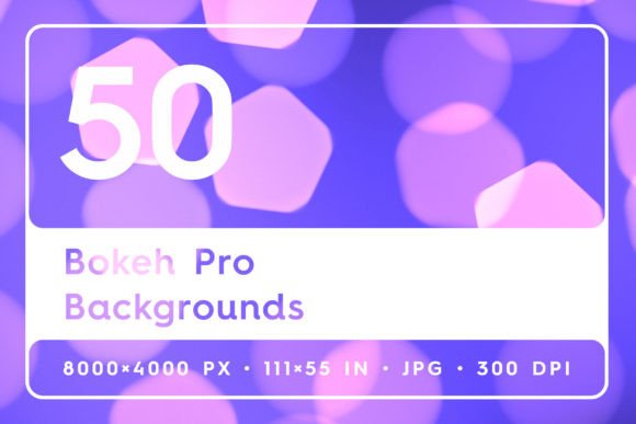 50 Bokeh Pro Backgrounds: Instant Visual Impact