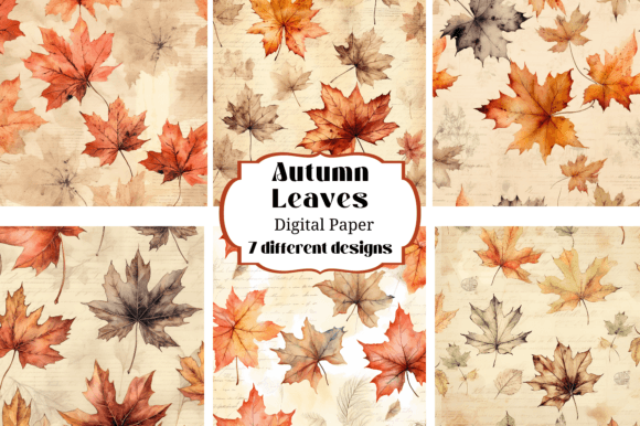Capturing Autumn's Palette: Digital Paper for Every Project