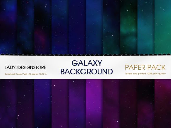 Galaxy, Stars, Space Backgrounds Paper: Unlocking Celestial Design