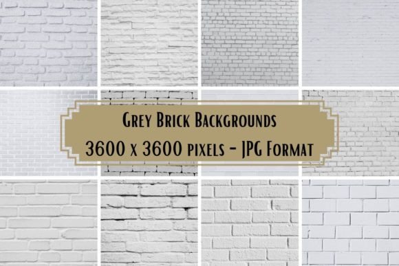 Grey Brick Backgrounds: Textured Depth for Modern Design