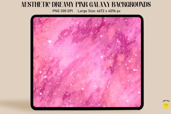 Magical Pink Cosmos Backgrounds: Aesthetic Dreamy Pink Galaxy Backgrounds for Your Creative Projects