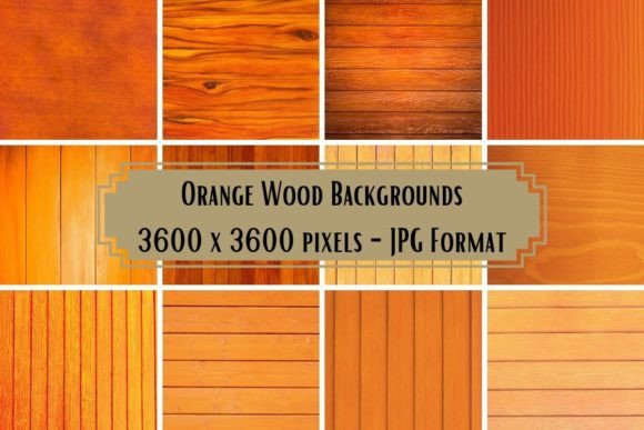 Orange Wood Backgrounds: Crafting Natural Warmth in Digital Design