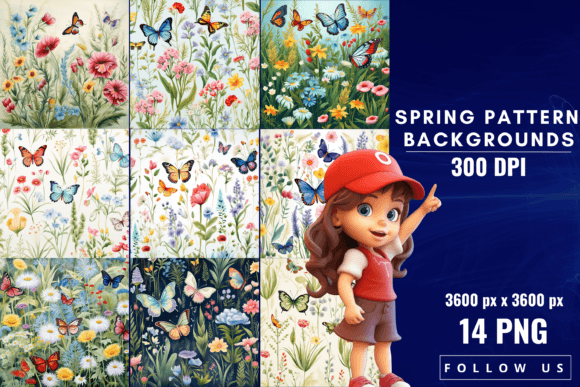 Spring Pattern Backgrounds: Your Canvas for Seasonal Design