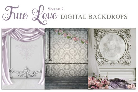 True Love V2 Digital Backgrounds: Elevate Your Portraits