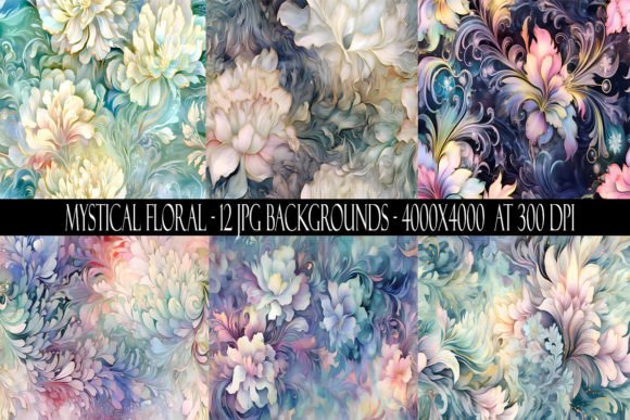 Unveiling the Charm of Mystical Floral Backgrounds