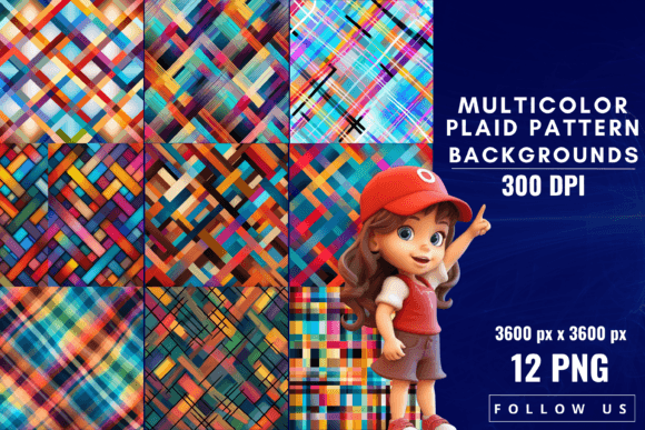 Vibrant Design: Unlocking the Multicolor Plaid Pattern Backgrounds