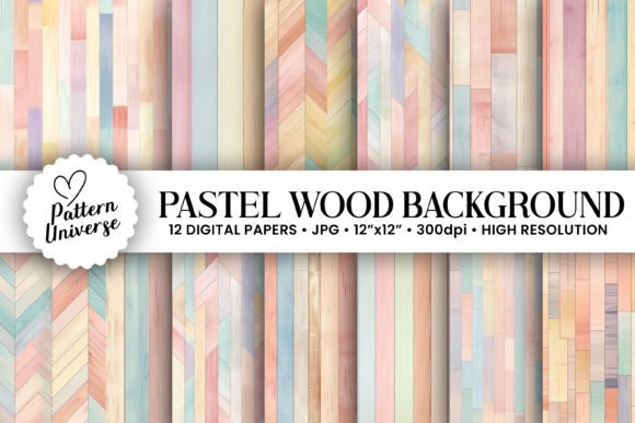Warm Wood & Soft Hues: A Guide to Pastel Seamless Backgrounds