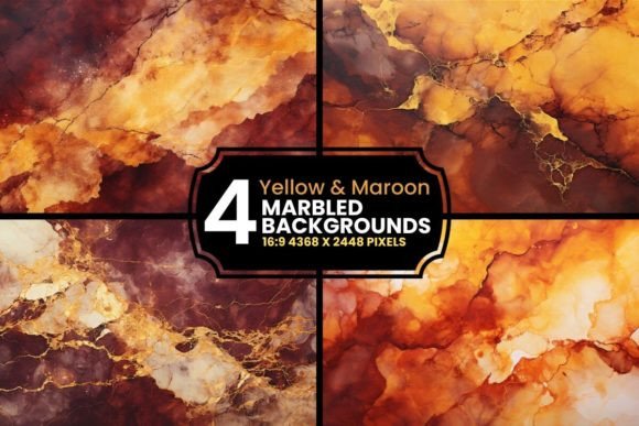 Yellow Maroon Fall Marble Backgrounds: A Designer's Guide